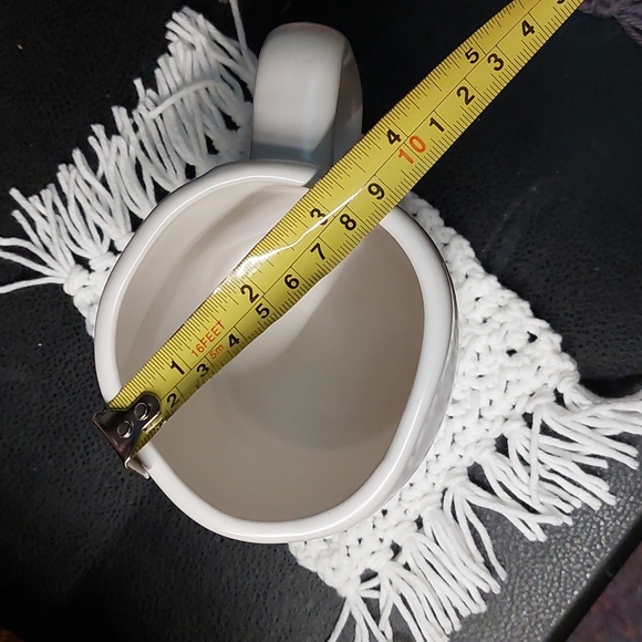 Rae Dunn Aquarius Mug and Handmade Mug Rug - Picture 6 of 7